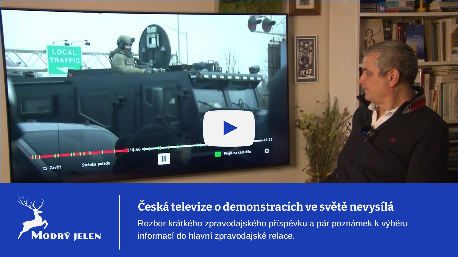 (Pro)buzení České televize: O demonstracích nevysílá
