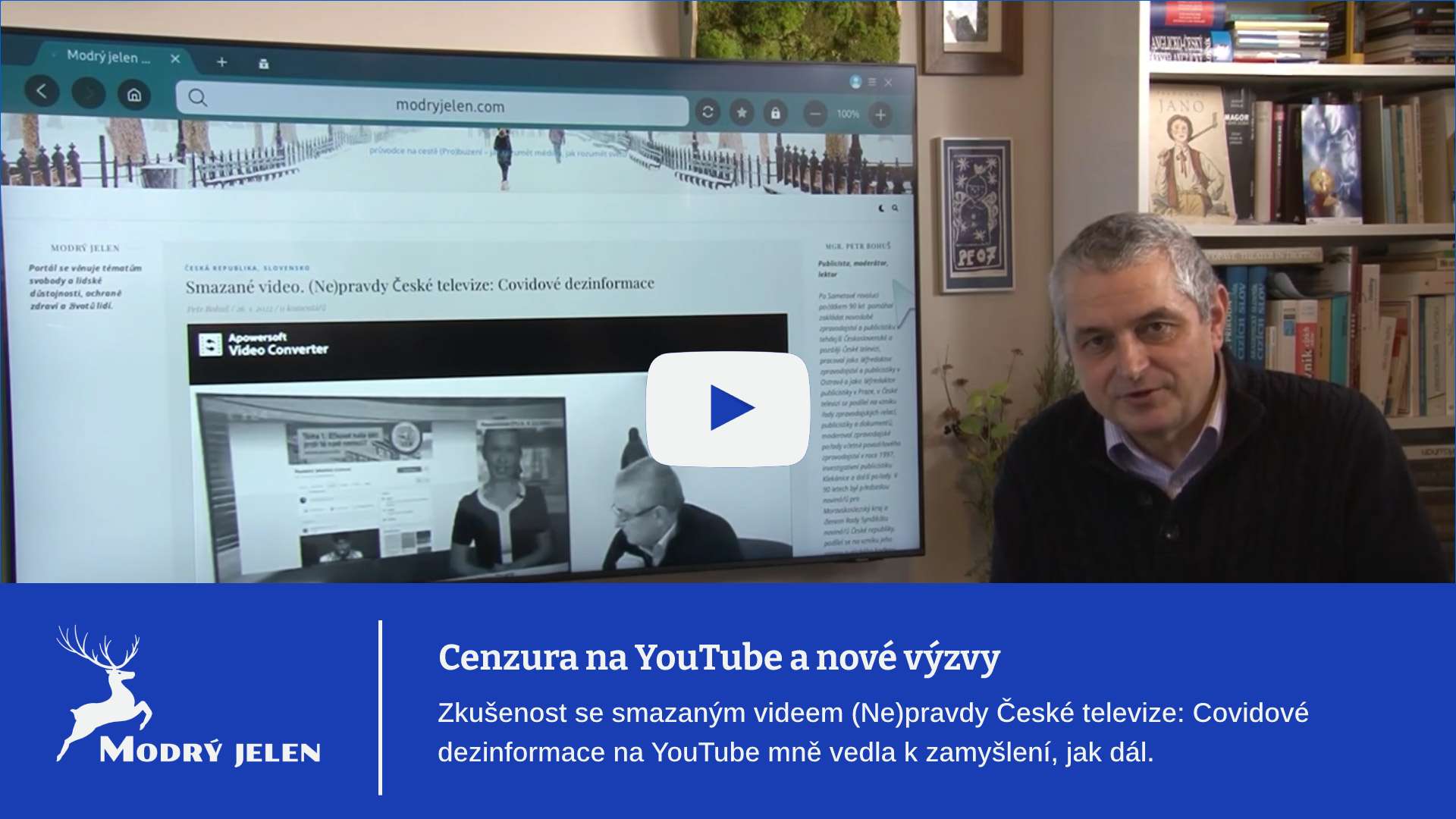 Modrý jelen žije
