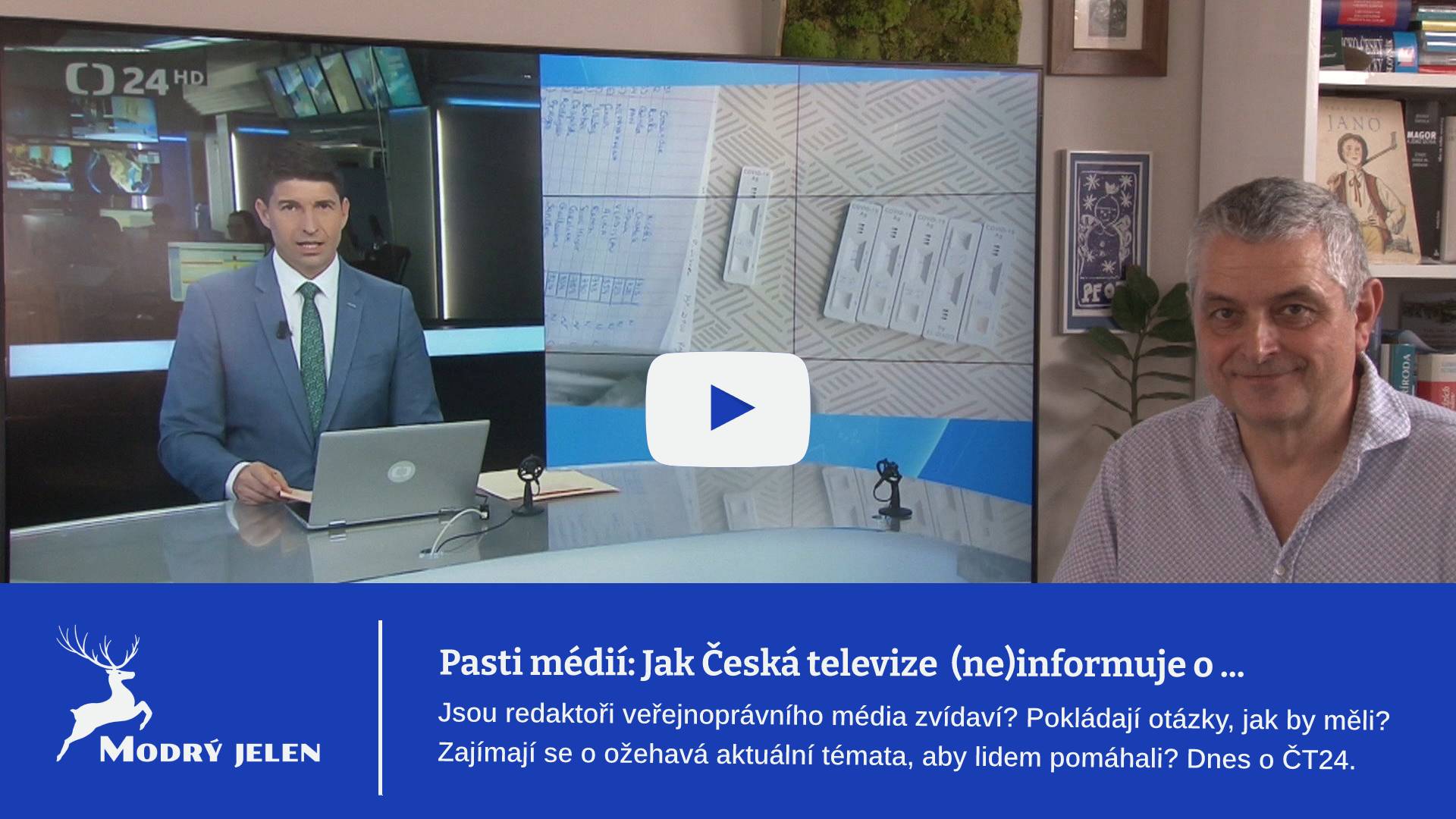 Pasti médií: O čem ČT (ne)informuje.. Kovidí zápisky
