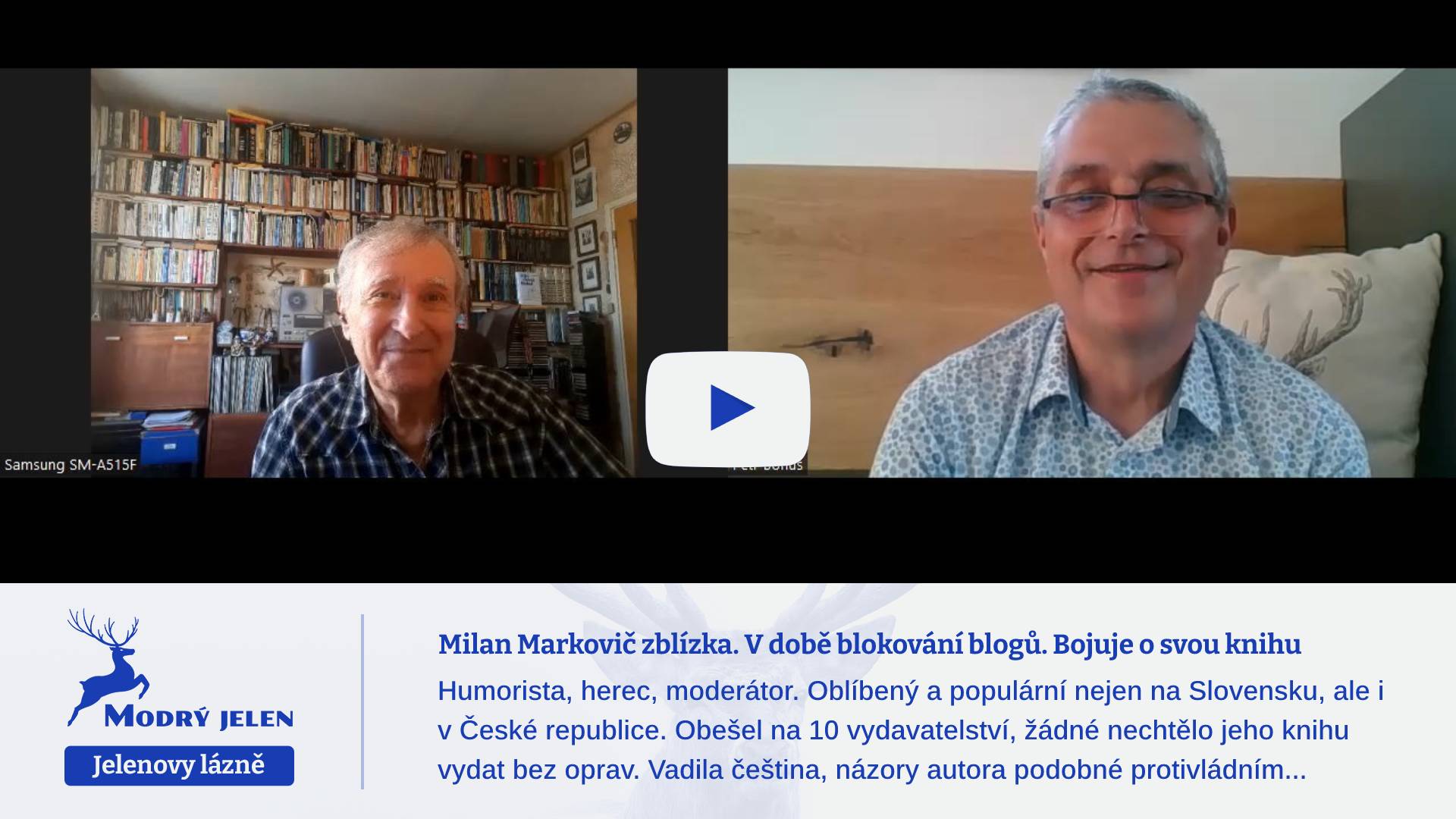 Vydavatelství mu odmítla vydat knihu. Oblíbený herec se nevzdává