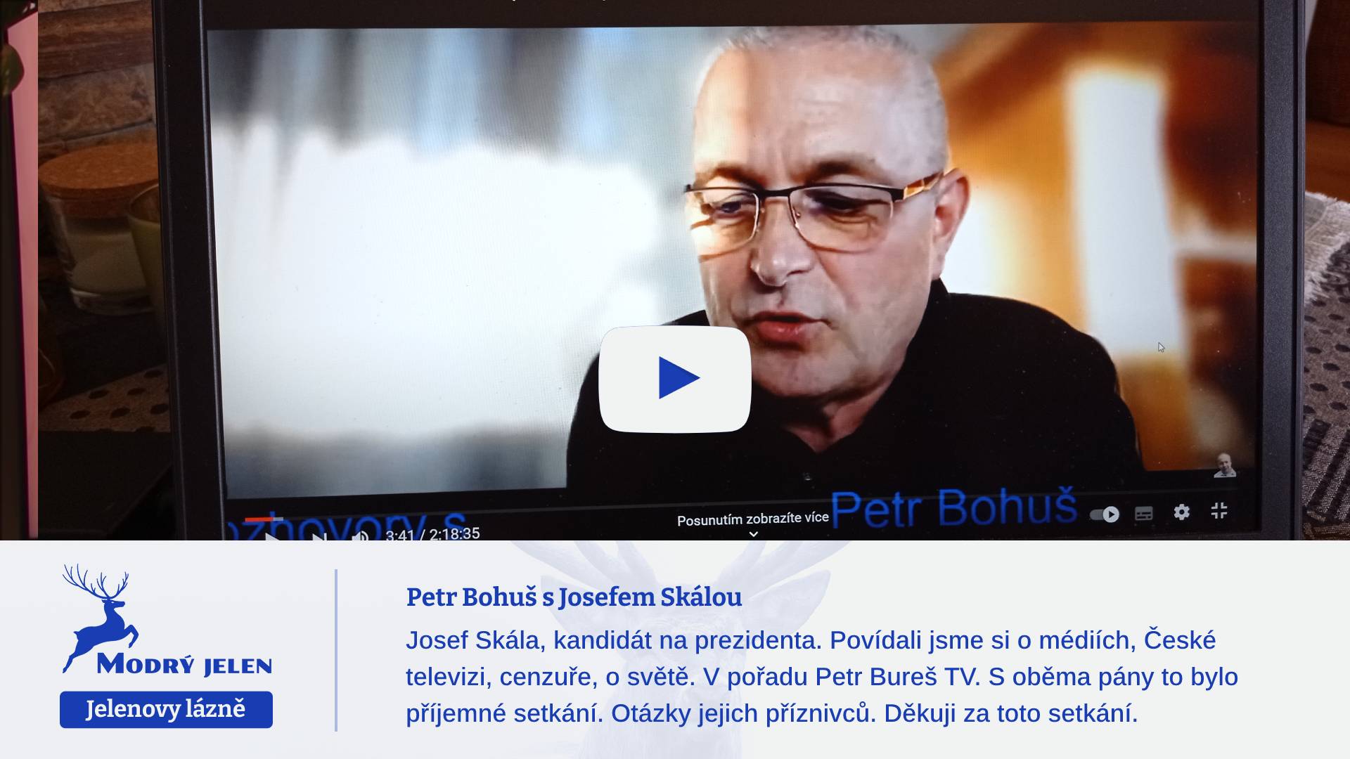 Petr Bohuš s Josefem Skálou