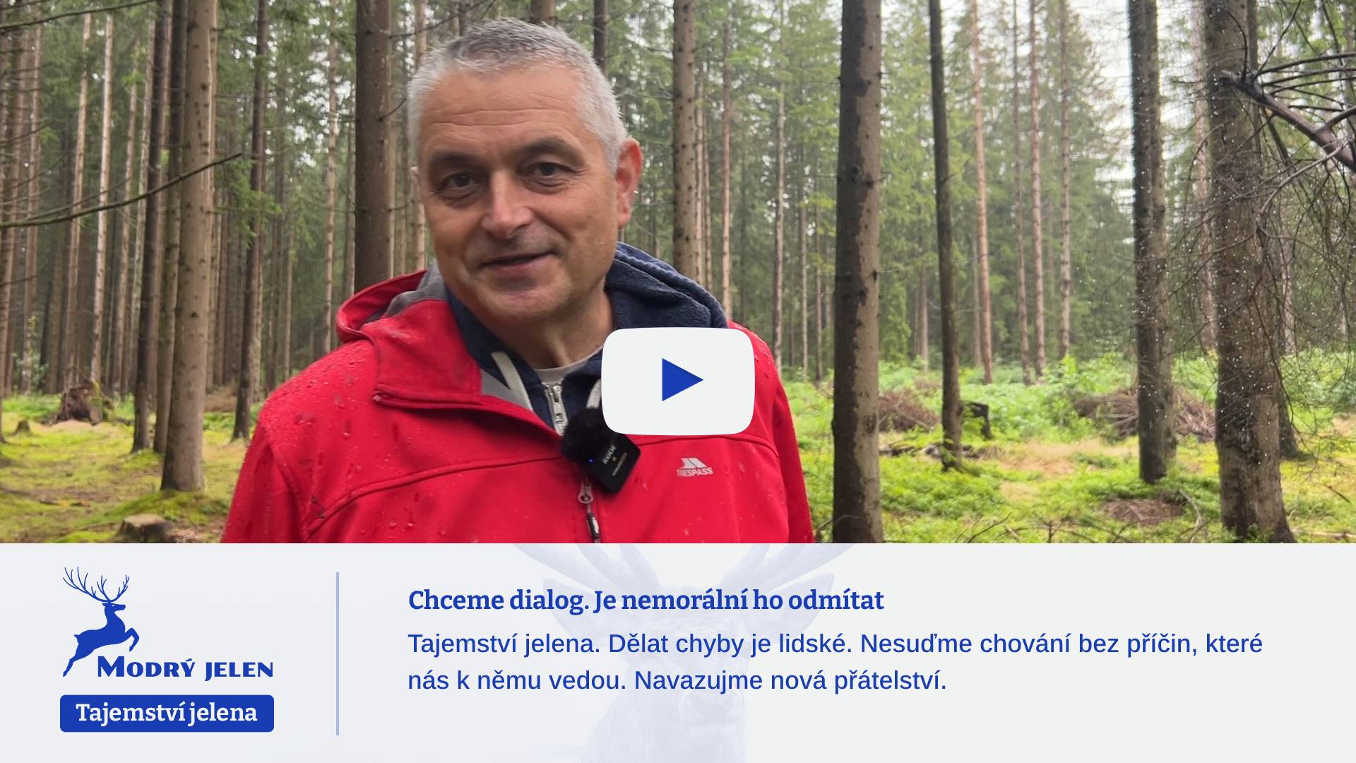 Chceme dialog. Je nemorální ho odmítat