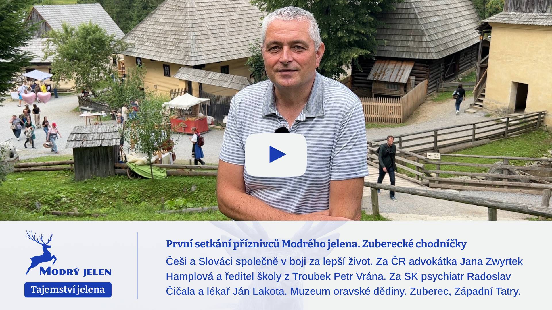 První setkání příznivců Modrého jelena. S odborníky