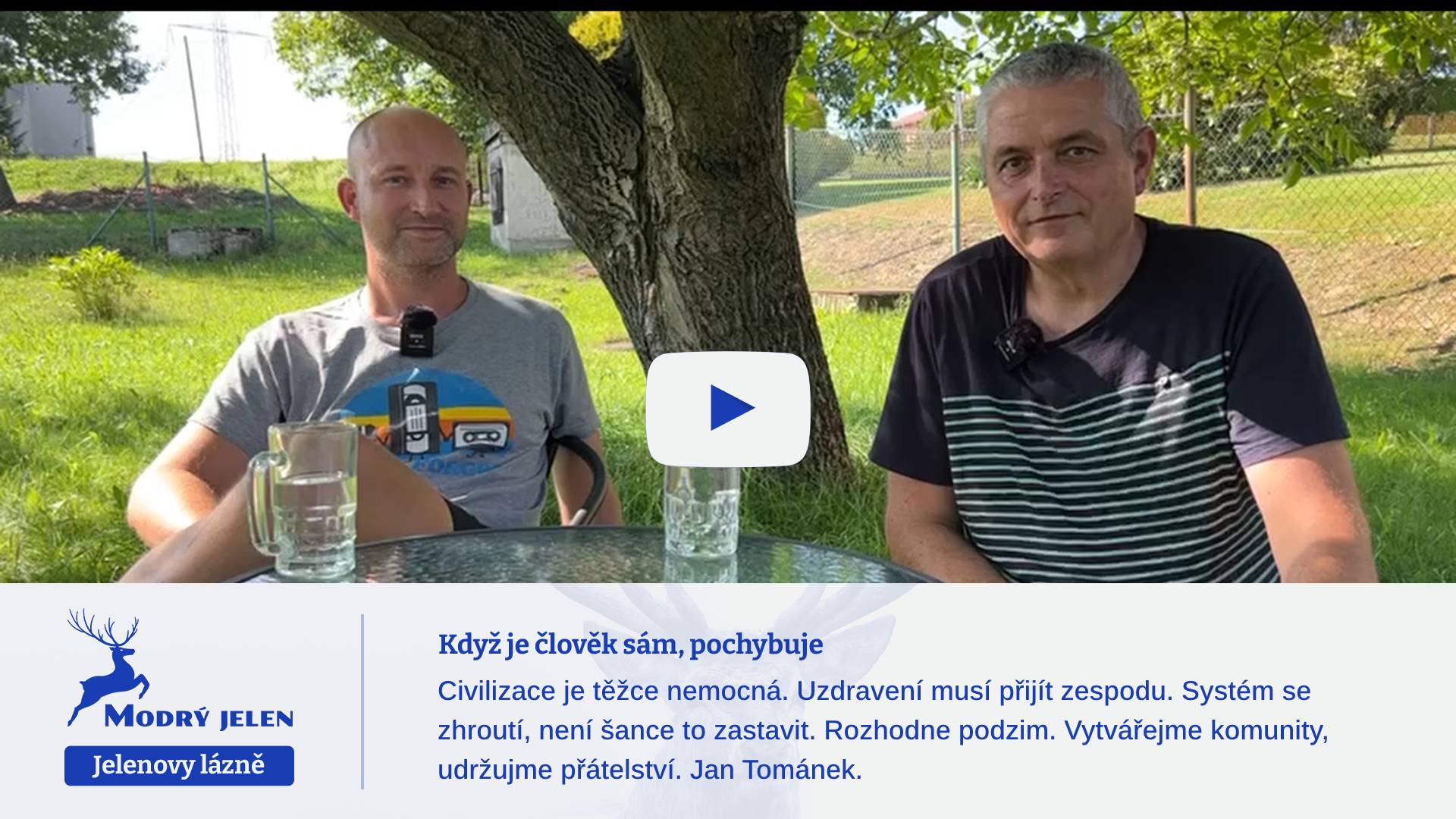 Když je člověk sám, pochybuje
