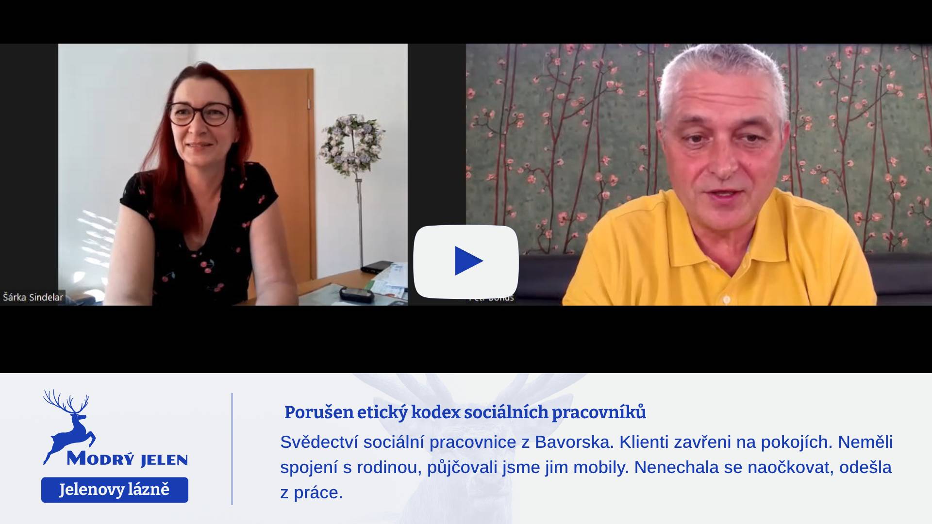 Seniory zavřeli na pokojích.  Svědectví z Bavorska