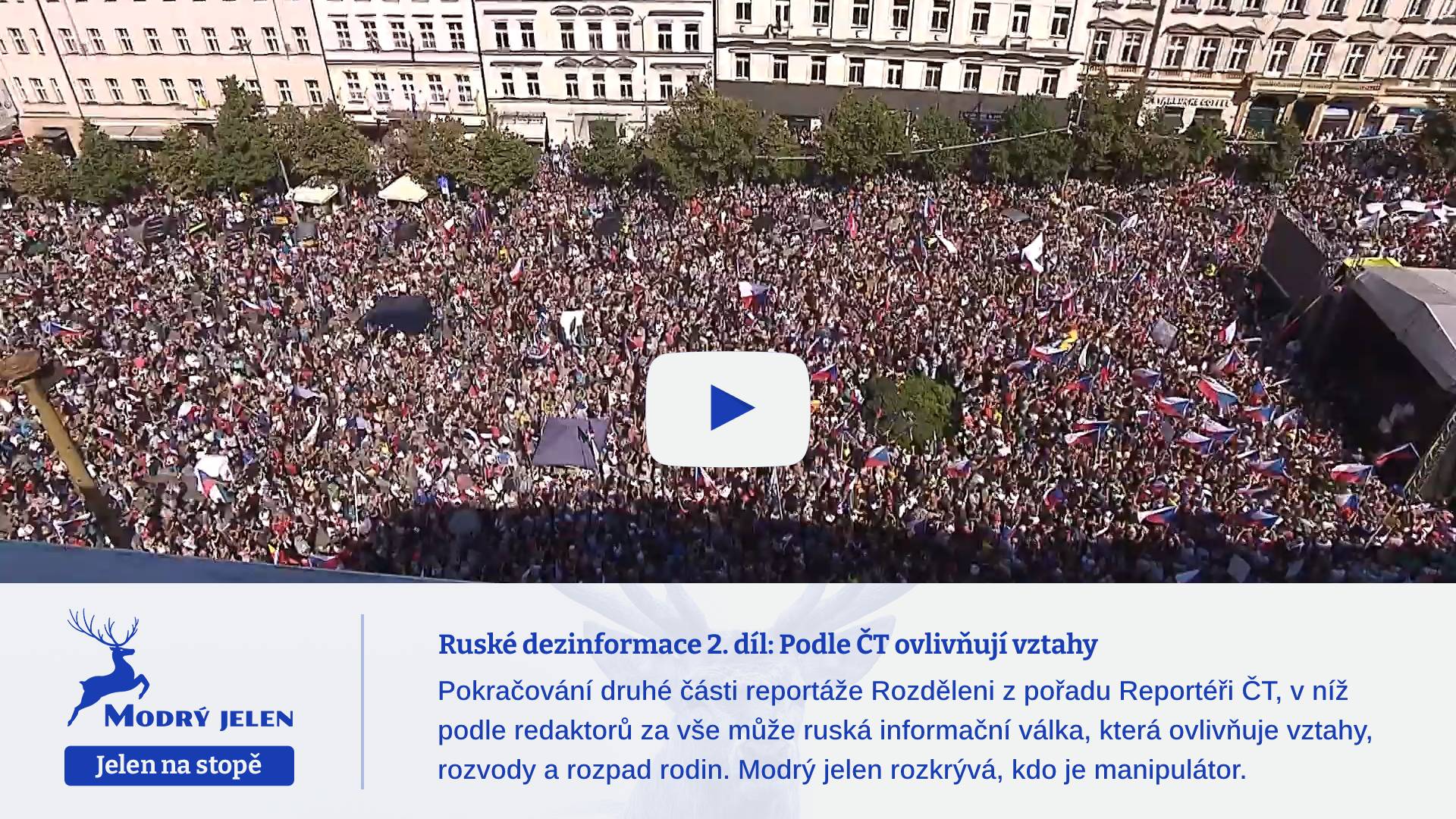 Ruské dezinformace 2. díl: Podle ČT ovlivňují vztahy