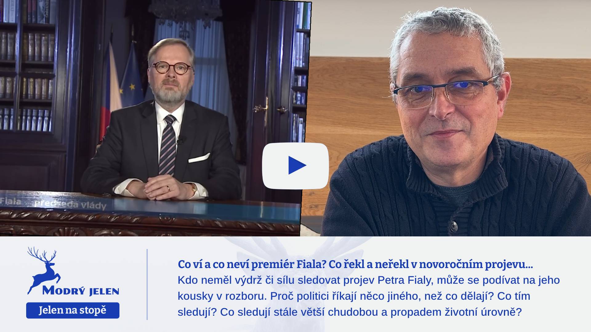 Co ví a co neví premiér Fiala? Co řekl a neřekl v novoročním projevu