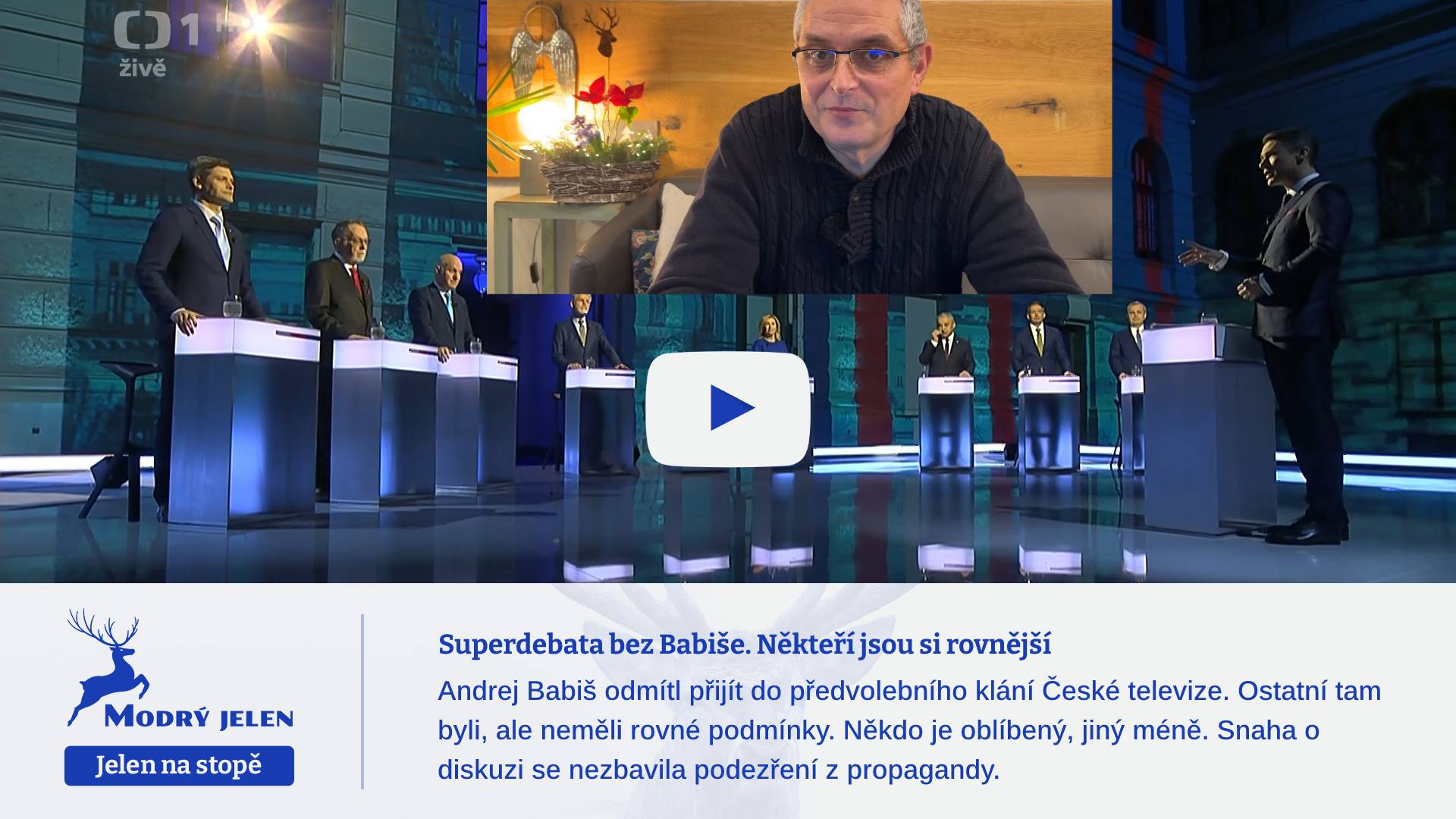 Superdebata bez Babiše