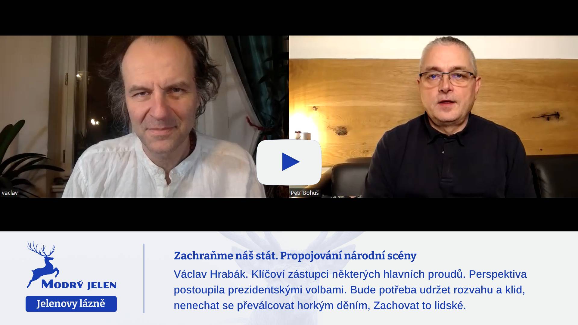Zachraňme náš stát. Propojování národní scény