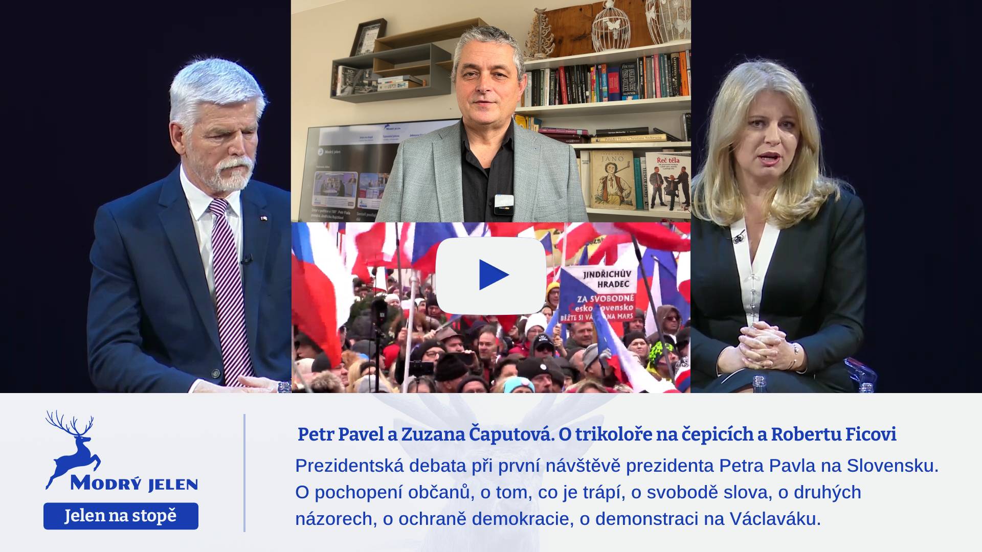 Petr Pavel a Zuzana Čaputová. O trikoloře na čepicích a Robertu Ficovi