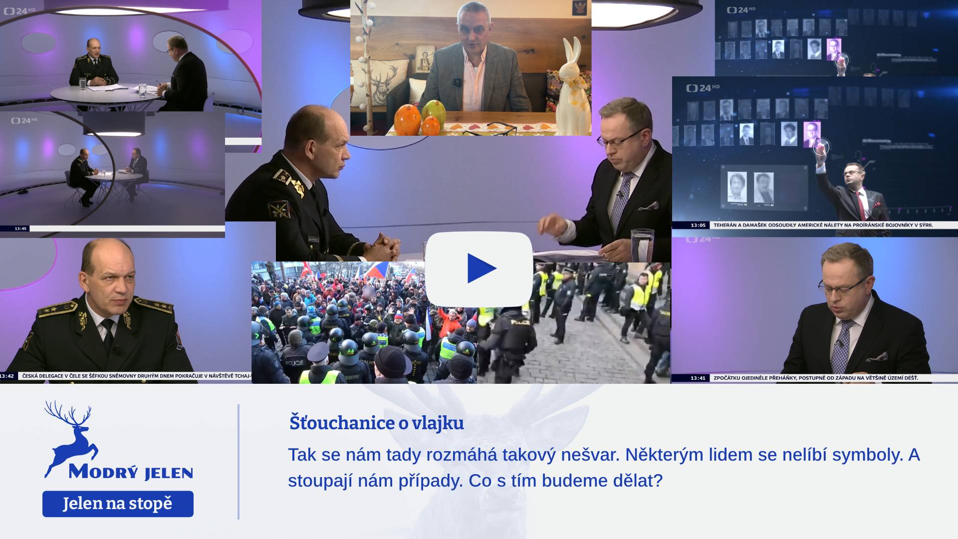 Šťouchanice o vlajku. Původní verze