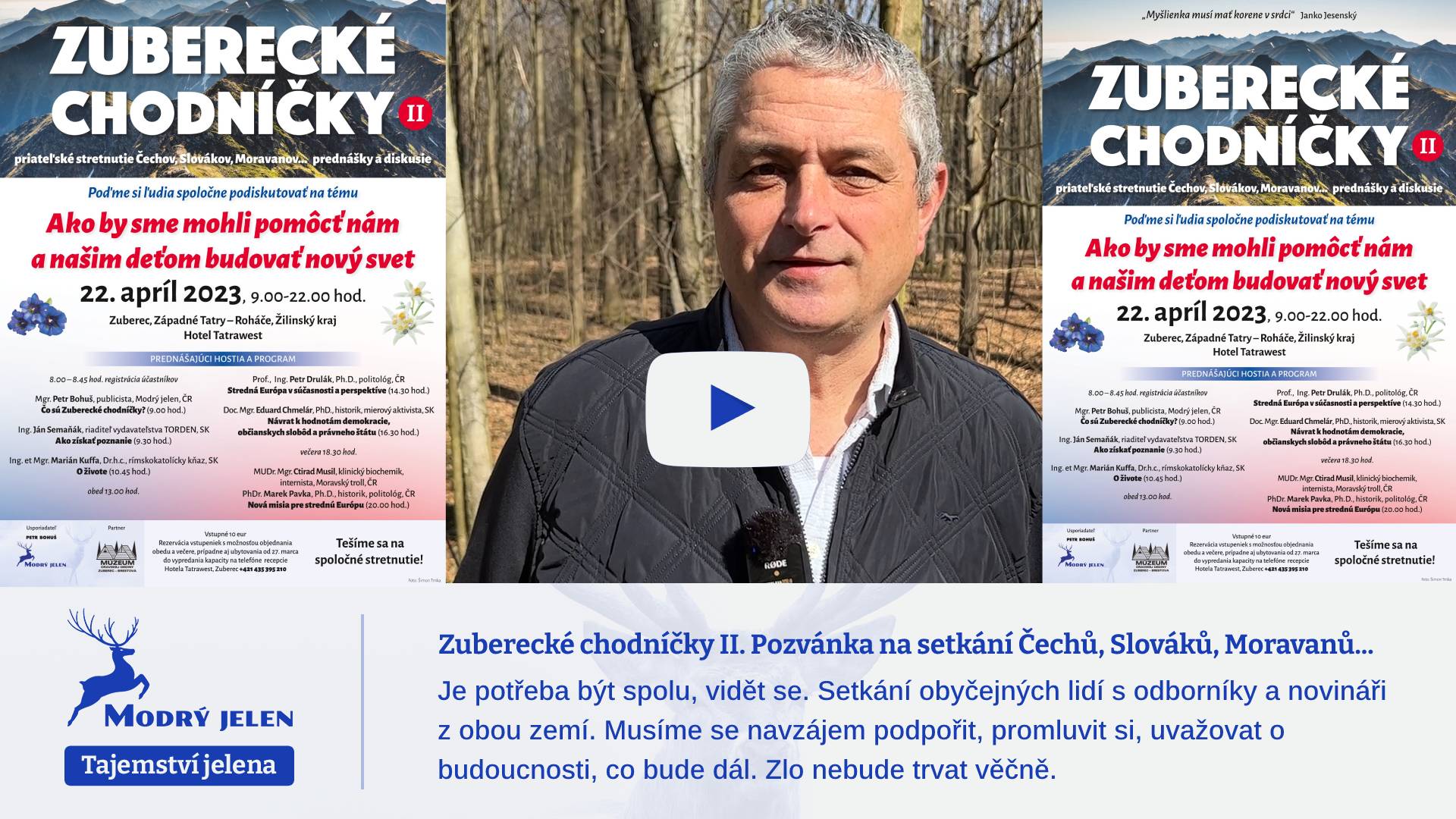 Zuberecké chodníčky II. Pozvánka na setkání Čechů, Slováků, Moravanů…