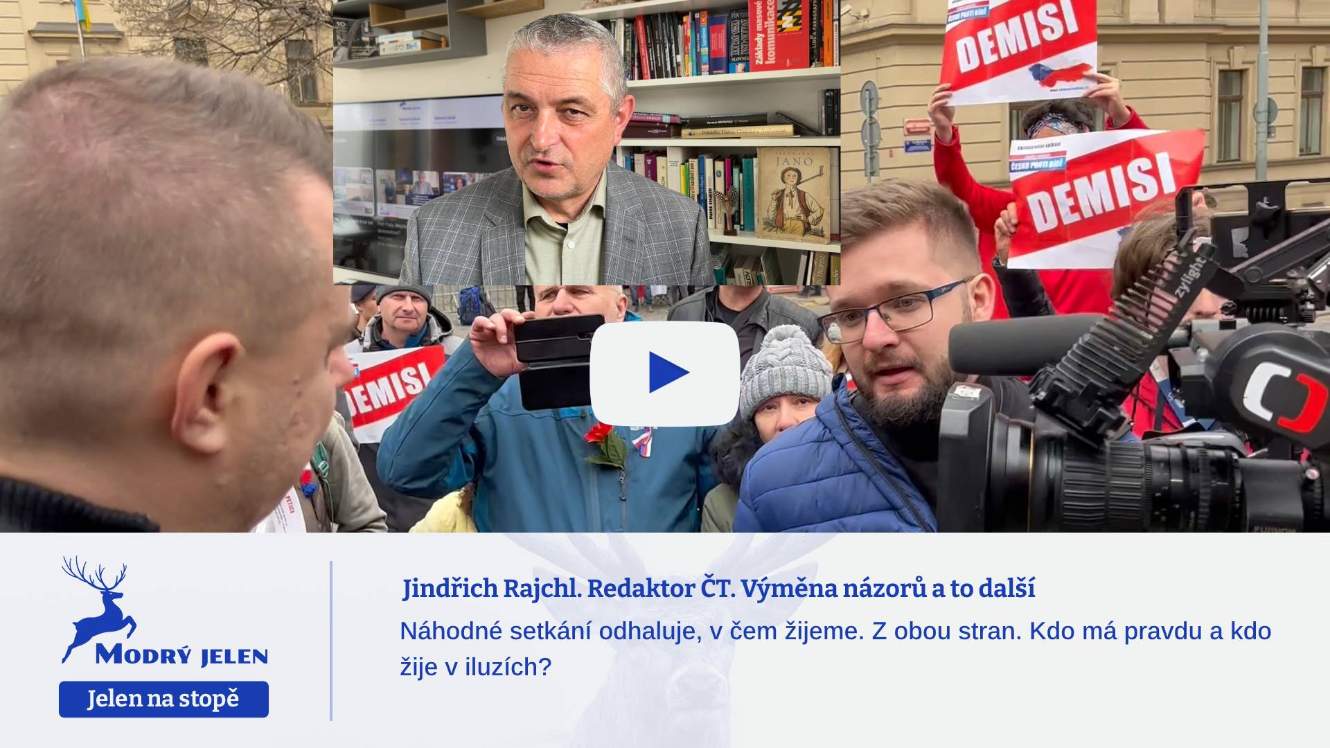 Jindřich Rajchl. Redaktor ČT. Výměna názorů a to další