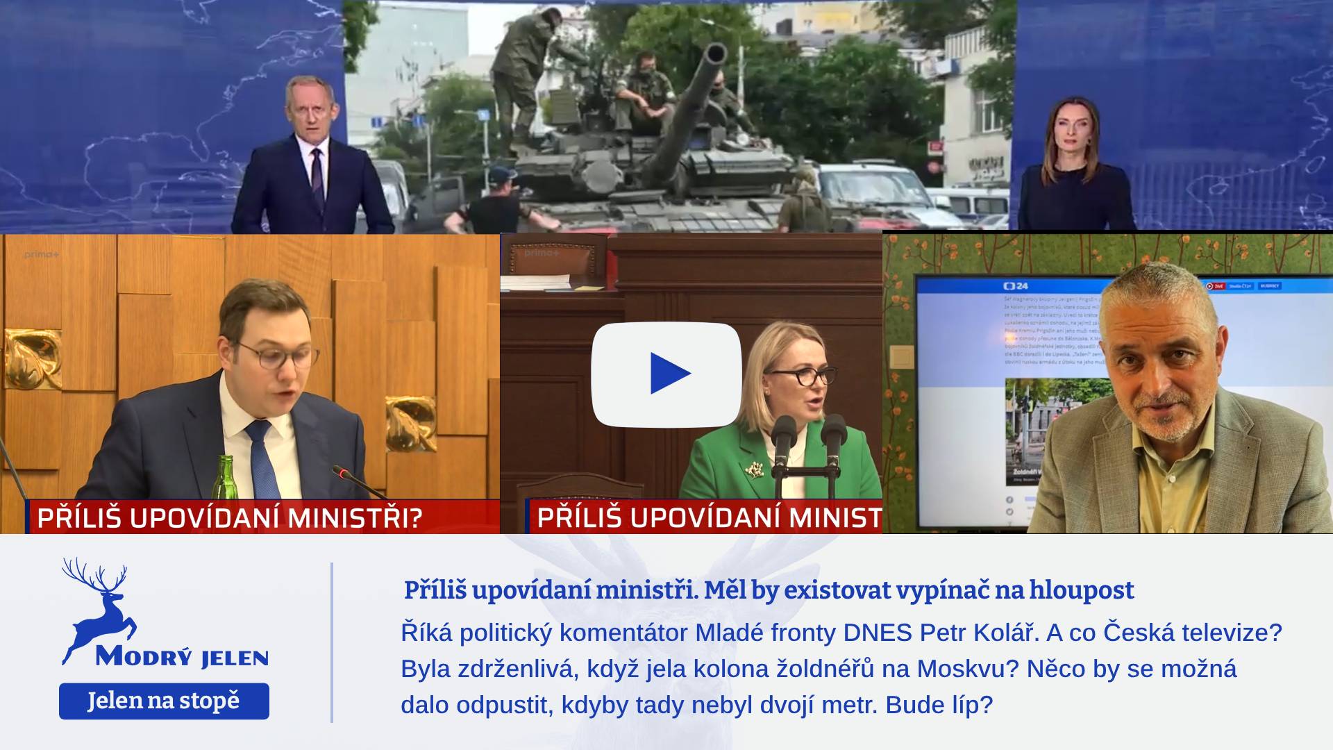 Příliš upovídaní ministři. Měl by existovat vypínač na hloupost