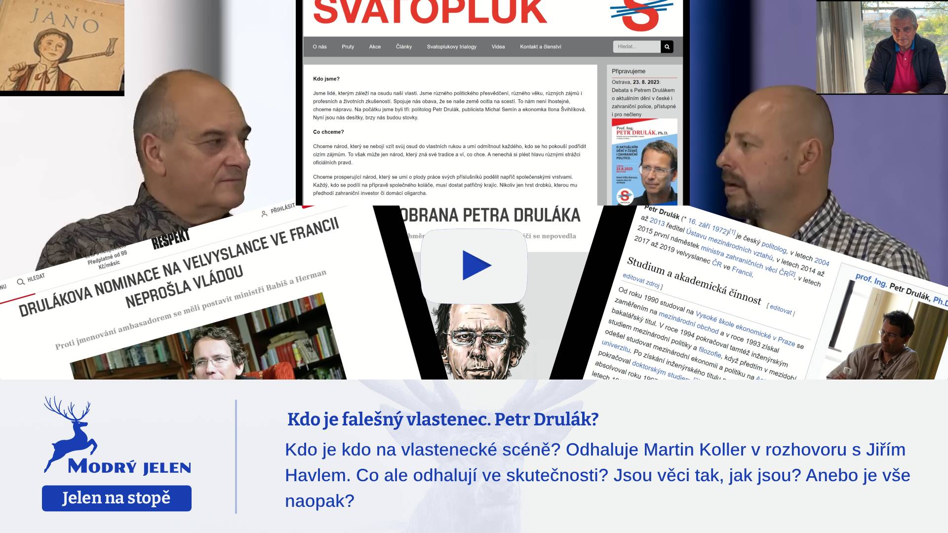 Kdo je falešný vlastenec. Petr Drulák?