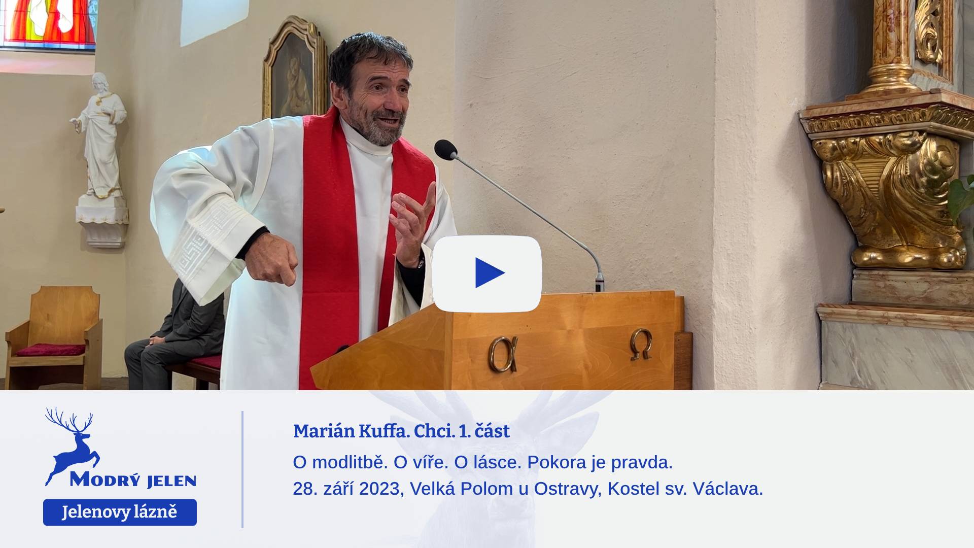 Marián Kuffa. Chci. 1. část