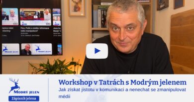 🦌 Workshop v Tatrách s Modrým jelenem – podrobné informace + videopozvánka