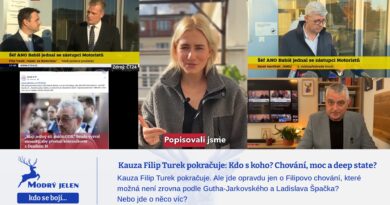 Kauza Filip Turek pokračuje: Kdo s koho? Chování, moc a deep state?