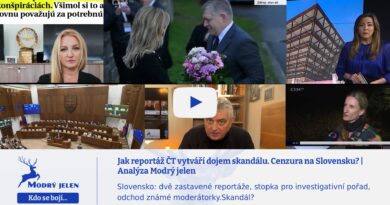 Jak reportáž ČT vytváří dojem skandálu. Cenzura na Slovensku? | Analýza Modrý jelen