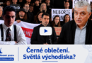 Černé oblečení před ČT. Pár dní předtím mě pozvali na pivo